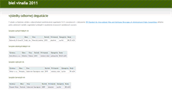 Desktop Screenshot of 2011.bielvinalia.sk